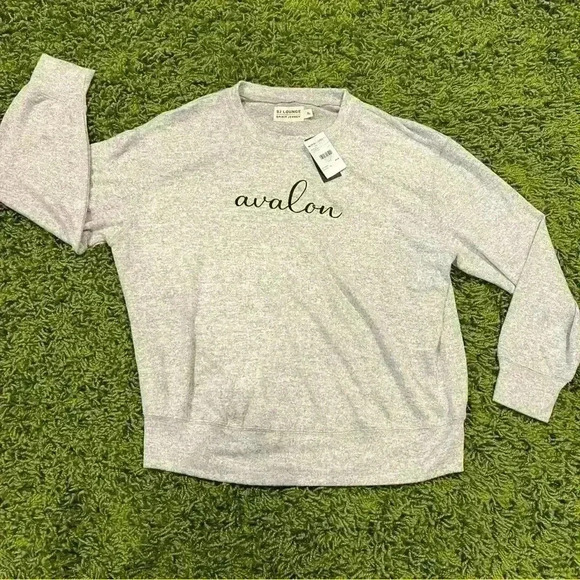 NWT Avalon California Luxe Brushed Cozy Crewneck Sweater - Picture 1 of 5